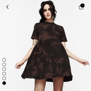 Disturbia babydoll tie dye dress